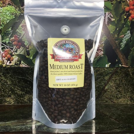 Peaberry Medium Roast 16oz Kona Coffee