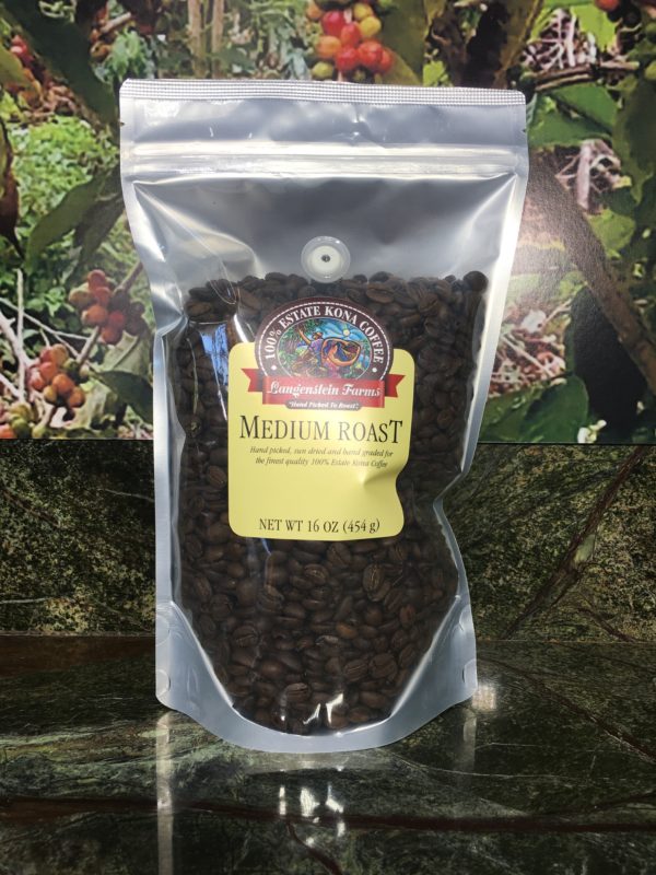 medium roast (vienna) 16oz kona coffee